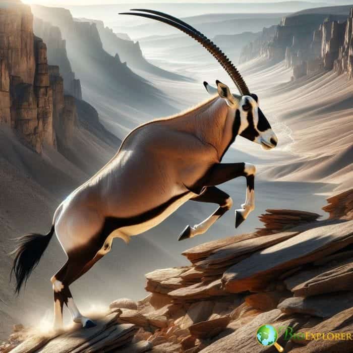 Scimitar Oryx Physical Adaptations