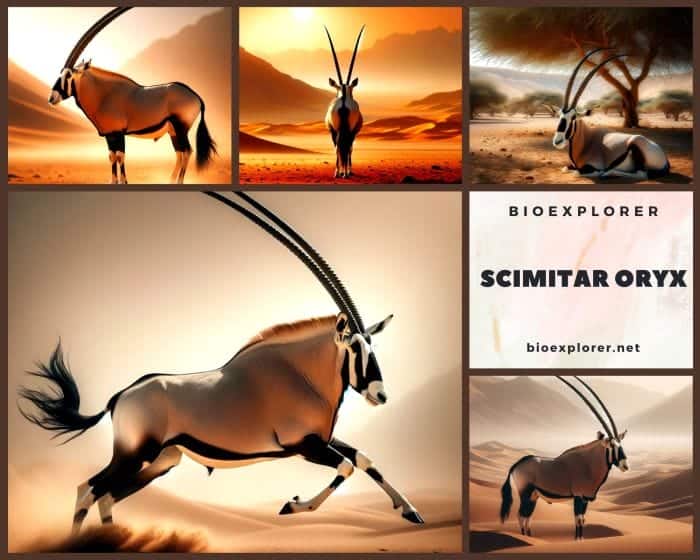 Scimitar Oryx (Scimitar-horned Oryx)