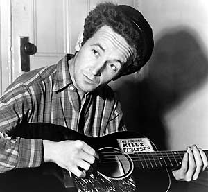 Woody Guthrie (with Huntington's Disease)