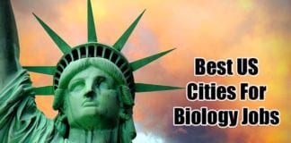 best US cities for biology jobs