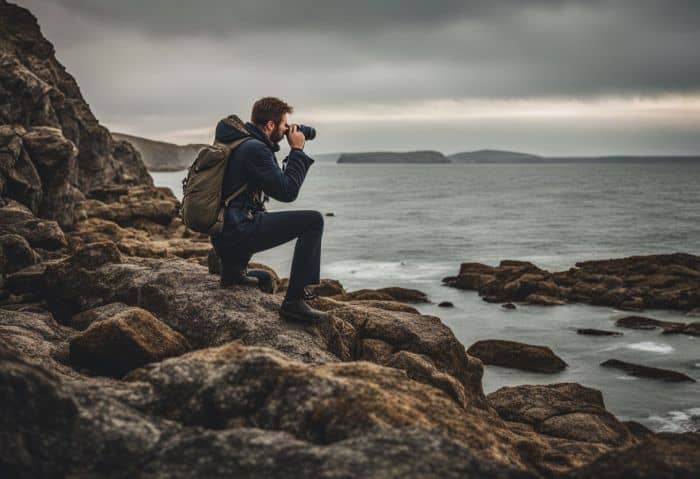 Bird Watching By The Shore