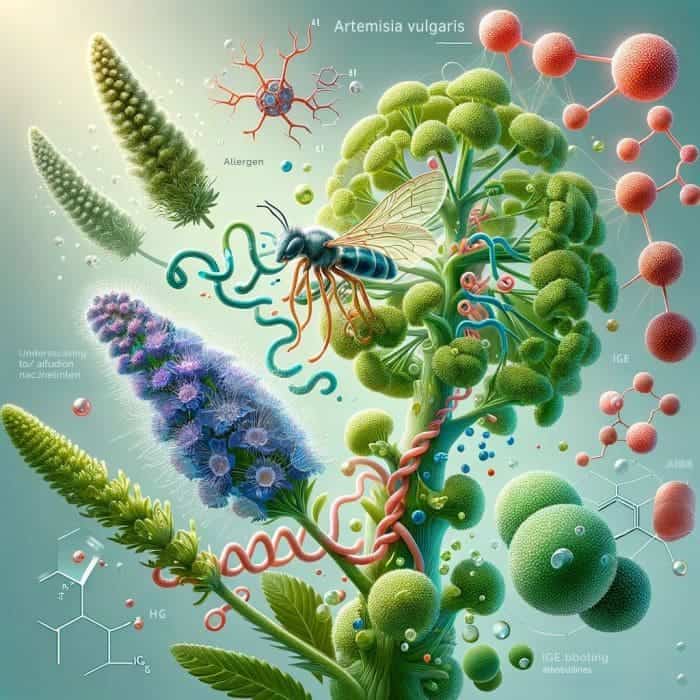 Pollen From The Plant Mugwort