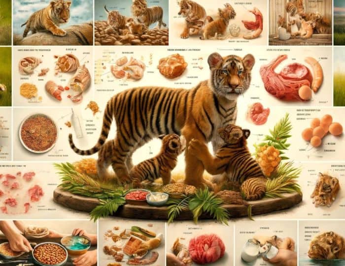 Cub Dietary Needs and Development Of Tigers