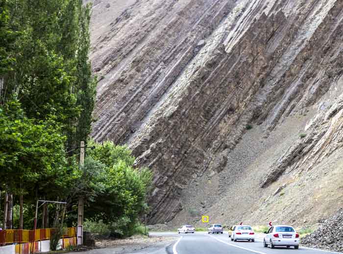 Chalus Road in Northern Iran