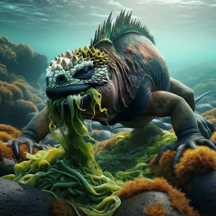 What Do Marine Iguanas Eat?